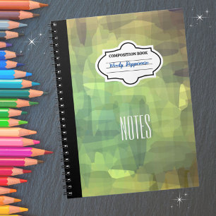 Cuaderno Composición de Personalizado con patrones BOHO Cam