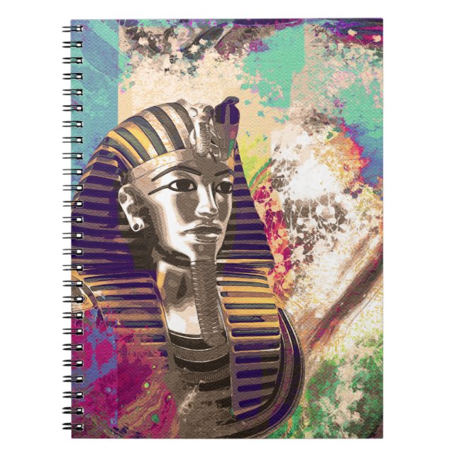 Cuaderno Composición de rey Tut Mask Abstract (Frente)