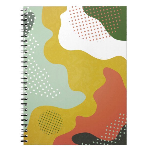 Cuaderno Composición geométrica abstracta moderna con decor (Frente)