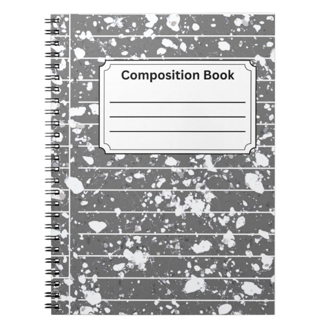 Cuaderno Composición gris (Frente)