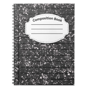 Cuaderno Composición negra