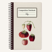 Composición personalizada de fresas dibujadas a ma