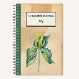 Cuaderno Composición personalizada de Robin Wake dibujada a