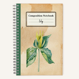 Cuaderno Composición personalizada de Robin Wake dibujada a