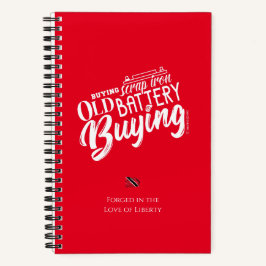 CUADERNO COMPRAR HIERRO DE RAPAS, COMPRAR BATERÍA ANTIGUA