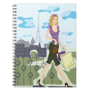 Cuaderno Compras en Paris Notebook