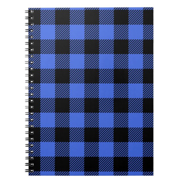 Cuaderno Comprobación de búfalo Decoración de lumberjack az (Frente)