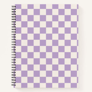Cuaderno Comprobación púrpura, Patrón de tablero de cheq