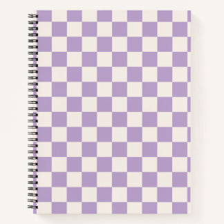 Cuaderno Comprobación púrpura, Patrón de tablero de cheques