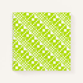 Cuaderno Comprobaciones, verde animado y blanco