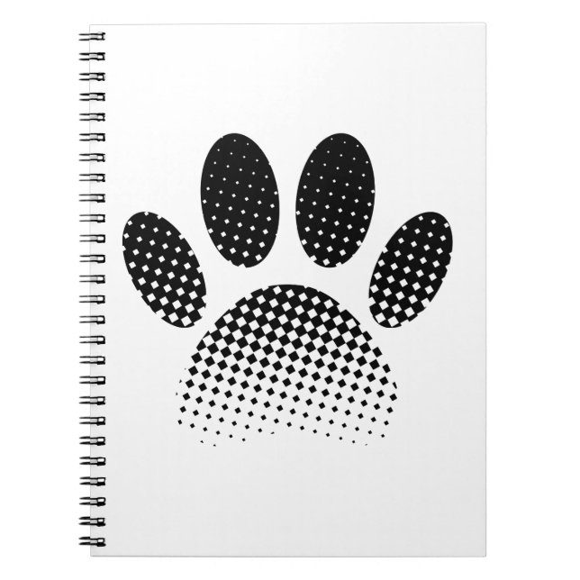 Cuaderno Comprobar la impresión de la hoja de perro de semi (Frente)
