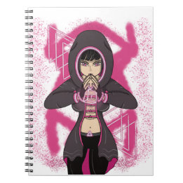 Cuaderno Computadora Anime Manga Futurista Hacker Cyberpunk