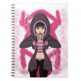 Cuaderno Computadora Anime Manga Futurista Hacker Cyberpunk