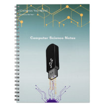Computer Science Spiral Photo Notebook