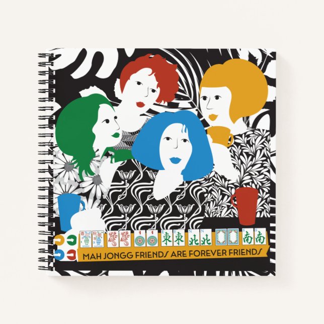 Cuaderno Comunicado de Amigos de Mah Jong (Anverso)