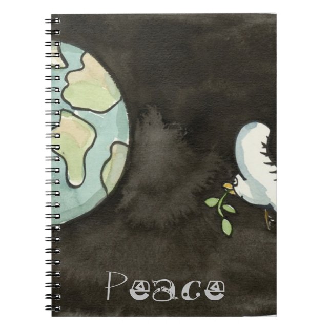 Cuaderno Comunicado de paz sobre la Tierra (Frente)