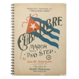 Cuaderno Comunicado de prensa independiente de Cuba vintage