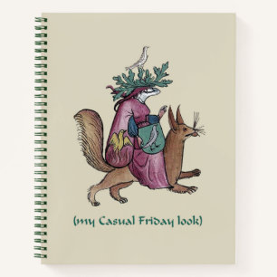 Cuaderno Comunicado de prensa medieval "Viernes Casual"