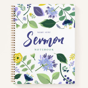 Cuaderno Comunicado de prensa moderno sermón
