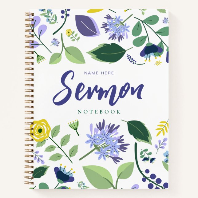 Cuaderno Comunicado de prensa moderno sermón (Anverso)