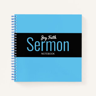 Cuaderno Comunicado de prensa moderno sermón