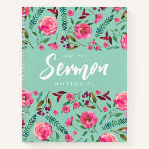 Cuaderno Comunicado de prensa moderno sermón
