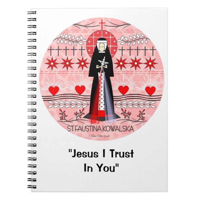 Cuaderno Comunicado de San Pedro: St. Faustina Kowalska (Frente)