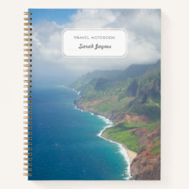 Cuaderno Comunicado de viaje de personalizado Kauai Hawaii 