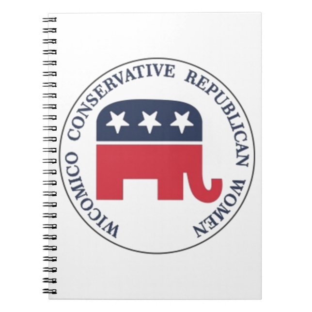 Cuaderno Comunicado de Wicomico para Mujeres Republicanas C (Frente)