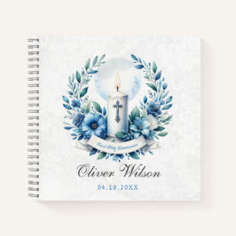 Cuaderno Comunication Candle First Holly Communition Guest 