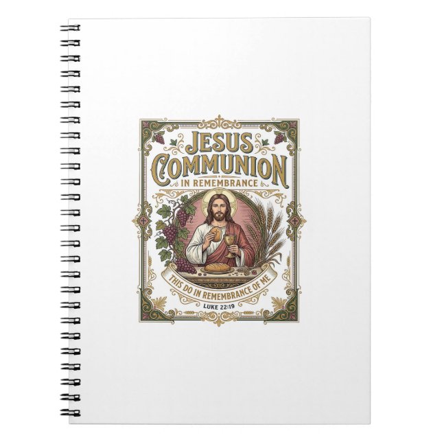 Cuaderno Comunión de Jesús Comunión de Jesús Fe Cristiana V (Frente)