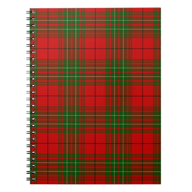 Cuaderno Comyn tartan red green plon (Frente)