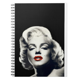 Cuaderno CON24BW-V4 labios rojos Marilyn EN BLACK.tif