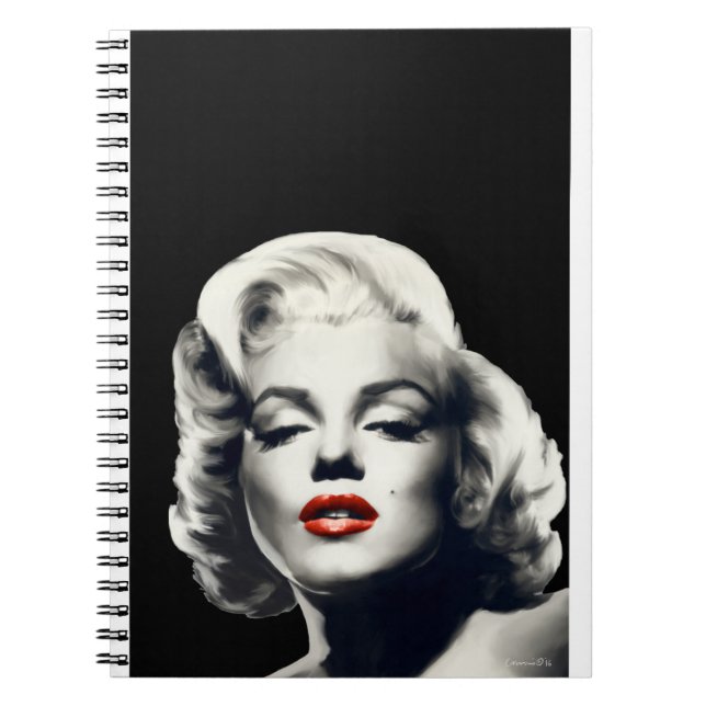 Cuaderno CON24BW-V4 labios rojos Marilyn EN BLACK.tif (Frente)