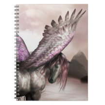 Cuaderno con alas de Pegaso