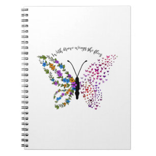 Cuaderno con alas valientes vuela