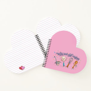 Cuaderno Con Amor y Confeti Utensilios de Cocina Adorables