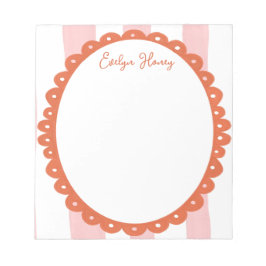Cuaderno con borde ondulado de colores vibrantes y