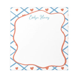 Cuaderno con borde ondulado de colores vibrantes y