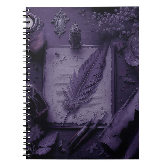 Cuaderno con cubierta de libro gótico (Frente)