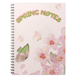 Cuaderno con diseño caprichoso de mariposa