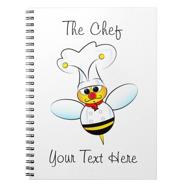 Cuaderno con el cocinero de la abeja (Frente)