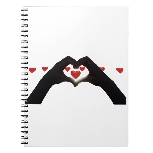 Cuaderno “Con el corazón en la mano” (Frente)