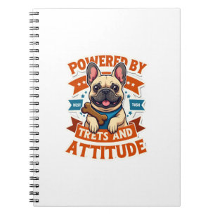 Cuaderno Con Energía De Golosinas Y Actitud Bulldog Francés