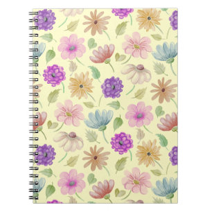 Cuaderno Con Flores