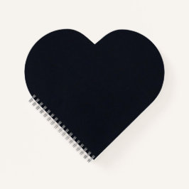 Cuaderno con forma de espiral de cardíaco de textu