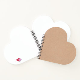Cuaderno con forma de espiral de Kraft Texture Hea