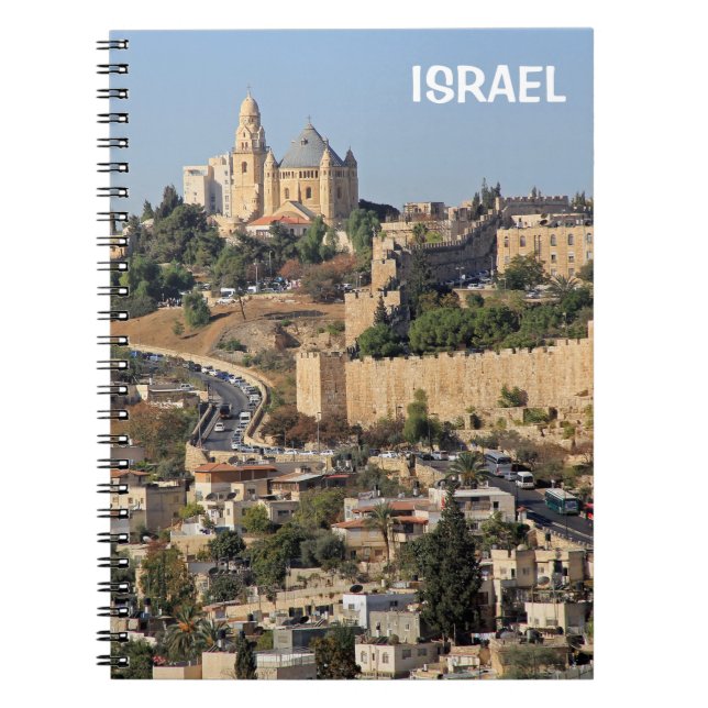 Cuaderno con Jerusalén en Israel (Frente)