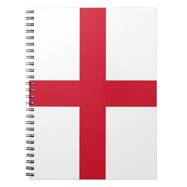 Cuaderno con la bandera de Inglaterra (Frente)