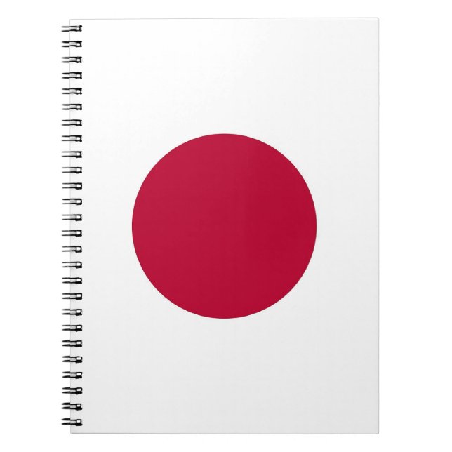 Cuaderno con la bandera de Japón (Frente)